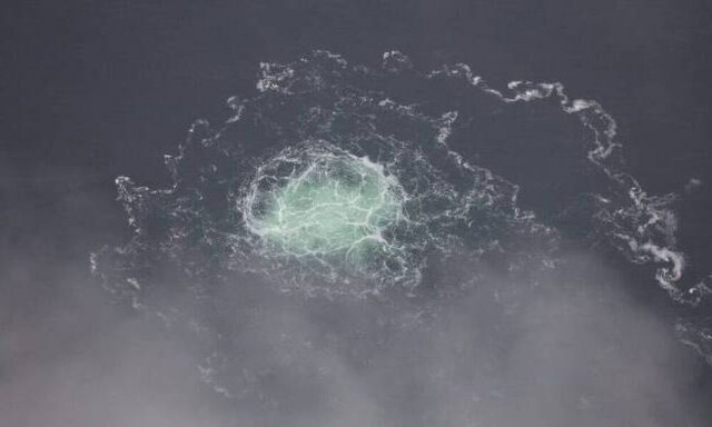 Η διαρροή αερίου από τον αγωγό Nord Stream 2 τον Σεπτέμβριο του 2022