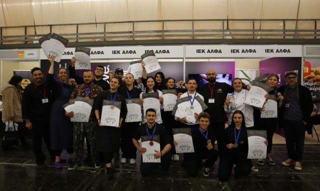 Το ΙΕΚ ΑΛΦΑ ξανά στην κορυφή του Διεθνούς Διαγωνισμού Μαγειρικής Νοτίου Ευρώπης
