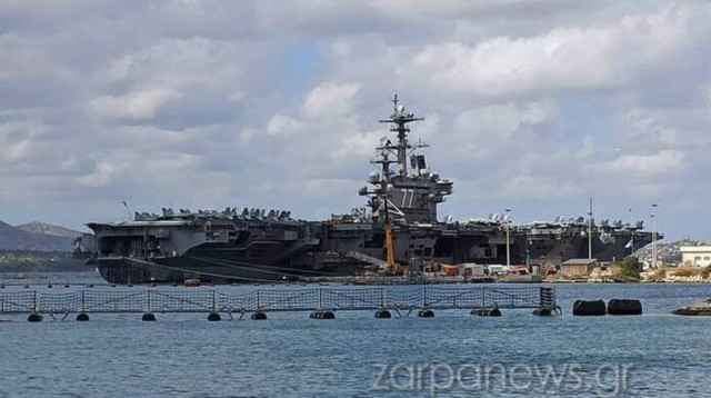 Κρήτη: Στη Σούδα ο «εκδικητής», το θηριώδες αεροπλανοφόρο «George H.W. Bush»