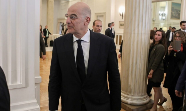 FM Dendias meeting with Kosovo leaders in Pristina