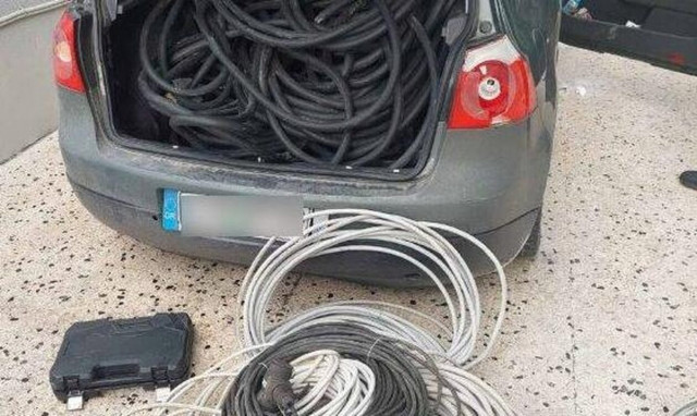 Περιπετειώδης καταδίωξη και σύλληψη τριών ατόμων - Είχαν κλέψει 300 κιλά χαλκό