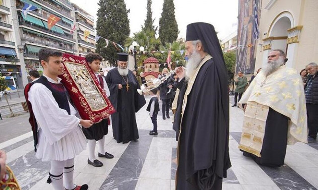 H Εικόνα της «Παναγίας Κισσιώτισσας» Άνω Ξενιάς στην Ευαγγελίστρια Πειραιώς