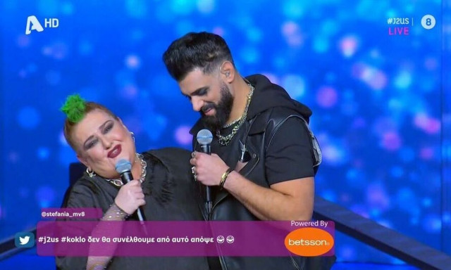 J2US: Έβαλαν «φωτιά» στη σκηνή Σοφία Βογιατζάκη και Σαρμπέλ - Η ατάκα της Βίκυς Σταυροπούλου
