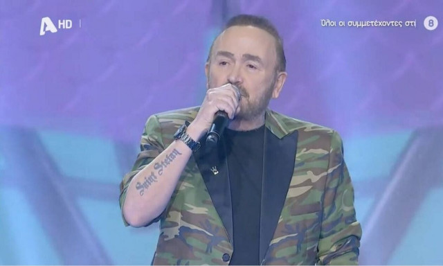 J2US:Ο Σταμάτης Γονίδης στη σκηνή του σόου - Το ντουέτο με την Χριστίνα Μαραγκόζη