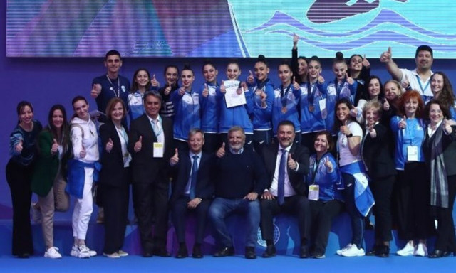 Ρυθμική Γυμναστική: Χάλκινη η Εθνική Ανσάμπλ στο Παγκόσμιο Κύπελλο