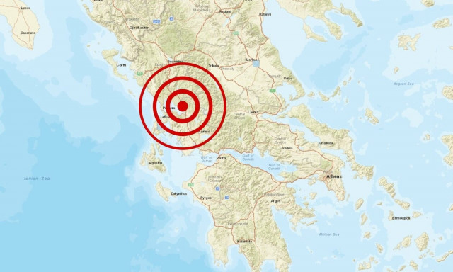 Σεισμός κοντά σε Αμφιλοχία και Άρτα - 4,6 Ρίχτερ δίνει το Γεωδυναμικό Ινστιτούτο