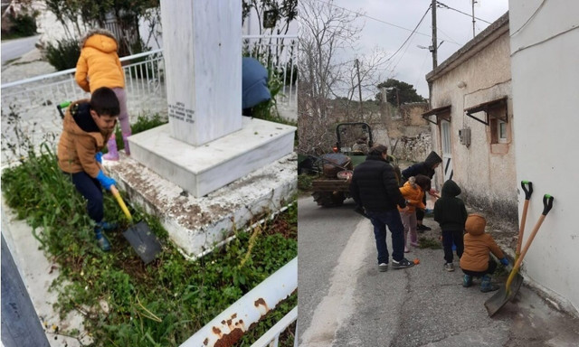 Ρέθυμνο: Μικροί και μεγάλοι έκαναν «λαμπίκο» το χωριό