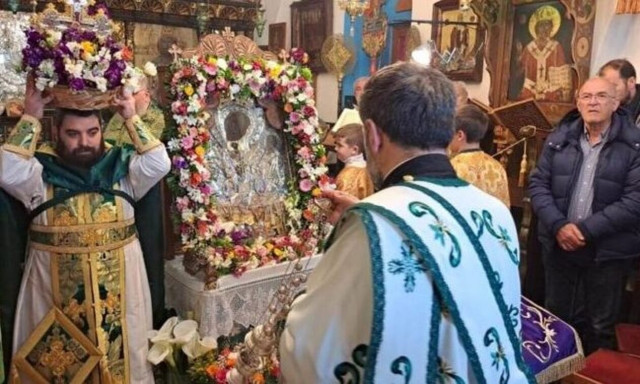 Η τιμία Κάρα του Αγίου Θεοδώρου του Στρατηλάτου στη Μύκονο