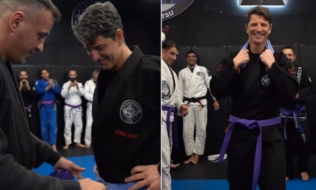 Σάκης Ρουβάς: Πήρε νέα ζώνη στο βραζιλιάνικο jiu jitsu (vid)