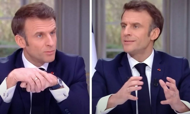 Γαλλία: Ο Μακρόν μιλούσε για το συνταξιοδοτικό φορώντας ρολόι 80.000 ευρώ -Το «εξαφάνισε» διακριτικά