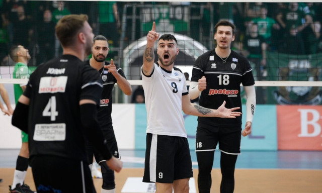 Volley League – Ένα βήμα απ’ τον τελικό ο ΠΑΟΚ, 3-2 στην έδρα του Παναθηναϊκού