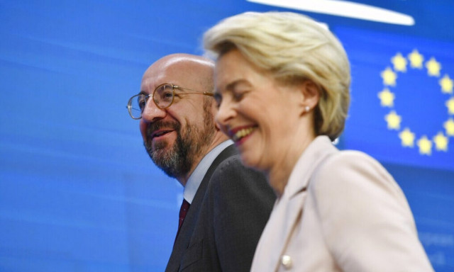 Η «διπρόσωπη» EE: Ηγέτες των «27» ταξίδεψαν με ιδιωτικό τζετ σε Σύνοδο για το κλίμα