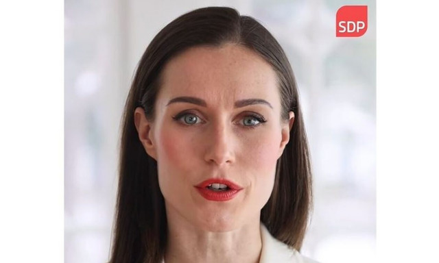 Φινλανδία: H Σάνα Μαρίν καλεί του πολίτες να ψηφίσουν... με έντονο κόκκινο κραγιόν