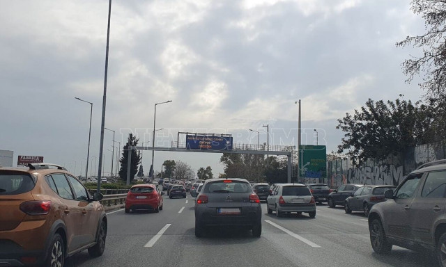 Τροχαίο στον Κηφισό - Αυξημένη η κίνηση στο σημείο