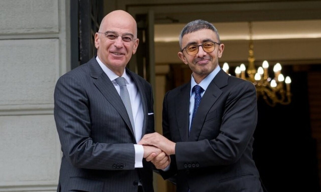 Η ενίσχυση της στρατηγικής συνεργασίας Ελλάδας-ΗΑΕ, στη συνάντηση Ν. Δένδια με τον Εμιρατινό ΥΠΕΞ
