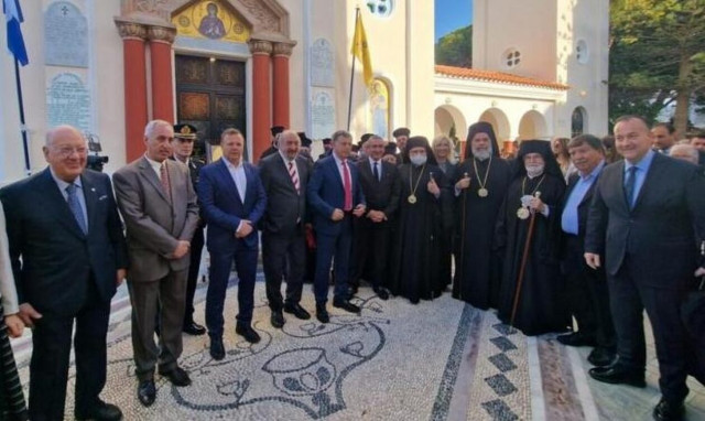 Ο Μητροπολίτης Σύμης στα Θυρανοίξια της Αγίας Παρασκευής στην Κω