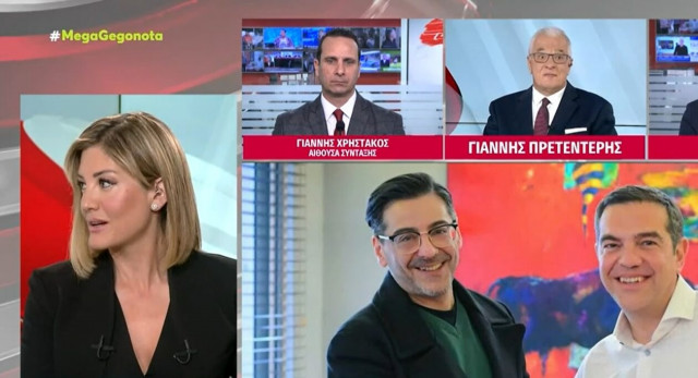 «Δολοφονικό» βλέμμα και απάντηση Τζίμα στον Πρετεντέρη: «Όχι τηλεπαρουσιάστριες, δημοσιογράφοι»