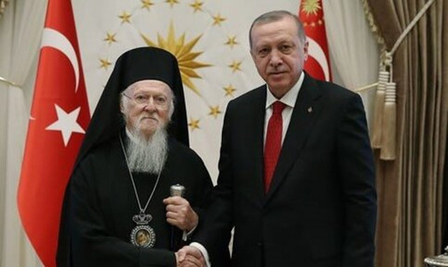Ο Οικουμενικός Πατριάρχης στην Άγκυρα - Ευχές σε Ερντογάν για το Ραμαζάνι