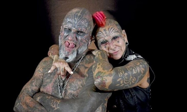 Το πιο τρομακτικό ζευγάρι του κόσμου: «Οι άνθρωποι μας αποκαλούν χερουβείμ από την κόλαση»