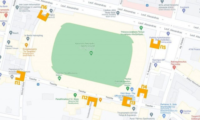 Προέλεγχοι, προσέγγιση μόνο με εισιτήριο κι αυστηρά μέτρα στο Παναθηναϊκός-Ολυμπιακός