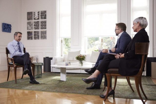 Συνέντευξη Μητσοτάκη στη Bild για τον φράχτη του Έβρου: Σημαντικό, άλλα όχι το μόνο μέτρο