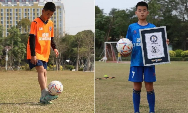 Απίθανος δεκάχρονος μπήκε στο βιβλίο Γκίνες: Έκανε παγκόσμιο ρεκόρ με 8.147 «ποδαράκια» σε μια ώρα