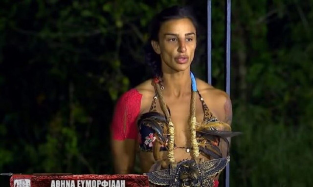 Πιο γυμνασμένη από ποτέ η Αθηνά Ευμορφιάδη από το Survivor