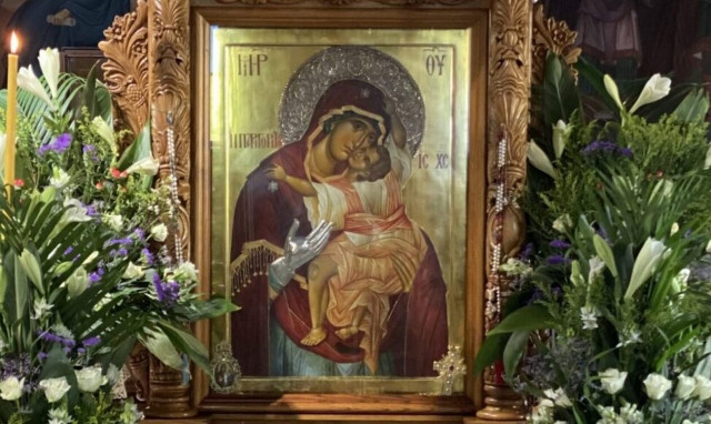 Αναστάσιμη Λιτανεία της Παναγίας της Παρηγορήτριας στο Βύρωνα