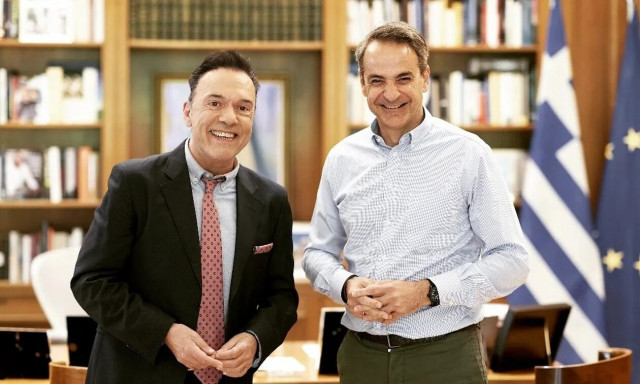 Εκλογές 2023: Ο υποψήφιος Ποσειδώνας Γιαννόπουλος συνάντησε τον Κυριάκο Μητσοτάκη