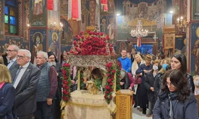 Η Εκάλη υποδέχθηκε Τίμιο Λείψανο του Αγίου Γεωργίου από την Ιερά Μονή Ξενοφώντος