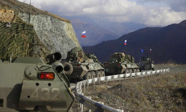 Ρωσικα τανκς στο Ναγκόρνο-Καραμπάχ