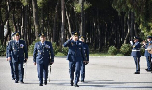 Τελετή παράδοσης - παραλαβής των καθηκόντων του διοικητή της Σχολής Μονίμων Υπαξιωματικών Αεροπορίας