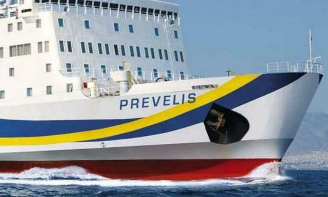 Στο λιμάνι της Κάσου το πλοίο «Πρέβελης» λόγω απώλειας δεξιάς άγκυρας