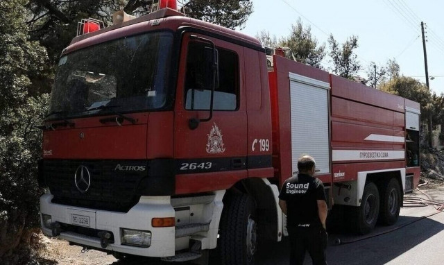 Θεσσαλονίκη: Φωτιά σε δασική έκταση στη Χαλκιδική