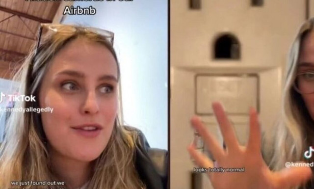 Tiktoker ανακάλυψε κρυφή κάμερα σε ντους Airbnb... μέσα σε πρίζα