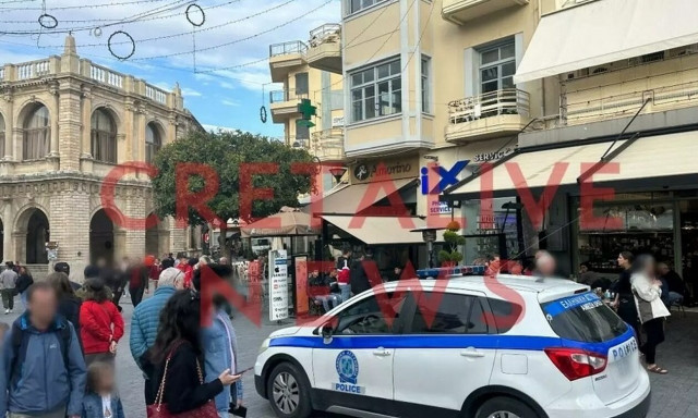 Άγριος καυγάς με σπασμένα μπουκάλια στην «καρδιά» του Ηρακλείου