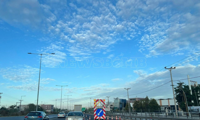 Κίνηση στους δρόμους: Μποτιλιάρισμα στο ύψος της Μεταμόρφωσης λόγω έργων