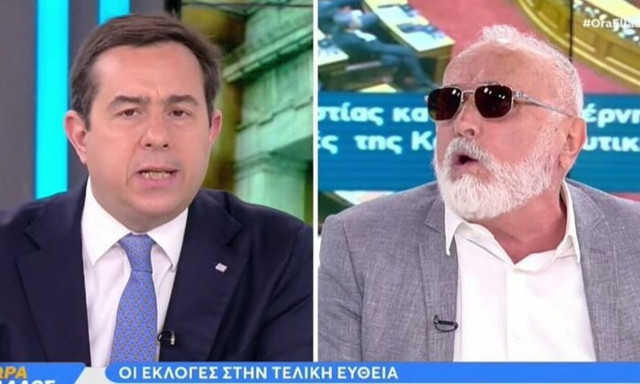 Εκλογές 2023 - Καυγάς Μηταράκη με Κουρουμπλή στο OPEN, «Διαστρεβλώνετε την ιστορία»