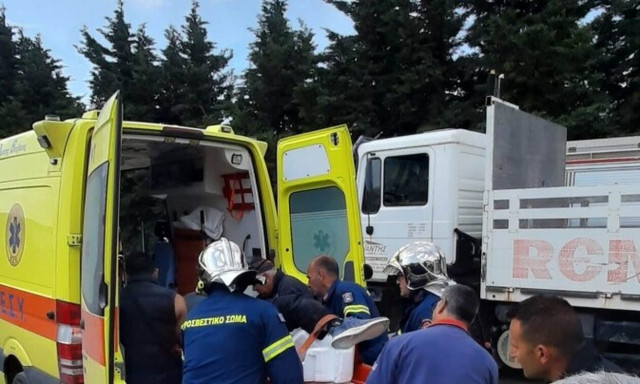 Ρόδος: Σοβαρό εργατικό ατύχημα – Εργάτης καρφώθηκε σε μπετόβεργα