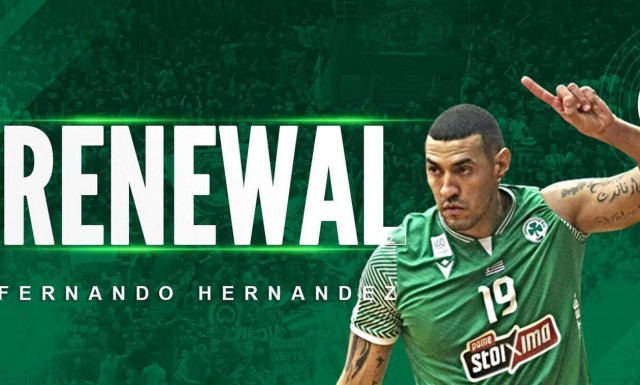 Παναθηναϊκός: Με το «τριφύλλι» και τη νέα σεζόν ο Φερνάντο Ερνάντες