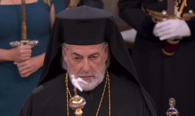 Συγκινημένος ο Θυατείρων για τη συμμετοχή του στη στέψη του Καρόλου Γ’ (vid)