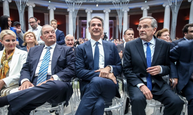 Εκδήλωση για την Ημέρα της Ευρώπης στο Ζάππειο: Παρόντες Μητσοτάκης, Σαμαράς και Καραμανλής