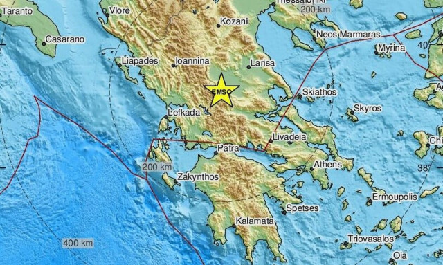 Σεισμός τώρα κοντά στην Καρδίτσα (pics)