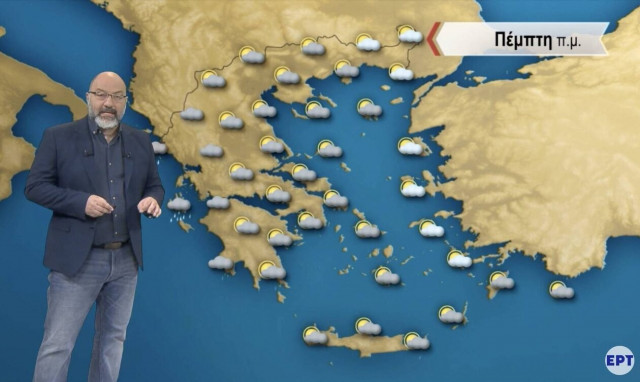 Σάκης Αρναούτογλου: Τοπικές μπόρες αύριο - Βελτιώνεται ο καιρός την Παρασκευή