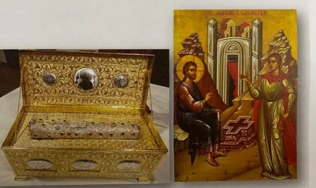 Έλευση Τιμίας Χειρός της Αγίας Φωτεινής της Σαμαρείτιδος στην Κύπρο