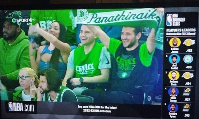 «Παρουσία» για τον Παναθηναϊκό στα playoffs του NBA