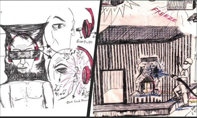 ΗΠΑ: Σκίτσα του Αμπού Ζουμπάιντα αποκαλύπτουν τα βασανιστήρια της CIA μετά την 11η Σεπτεμβρίου