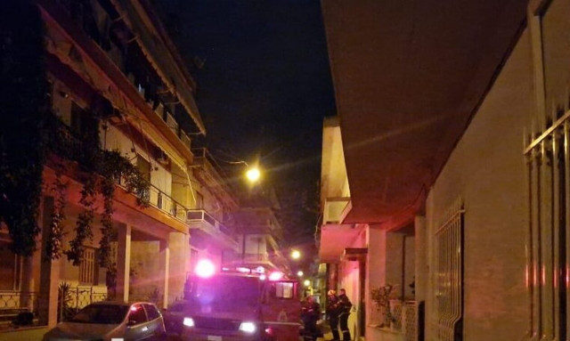 Φωτιά σε σπίτι στο κέντρο της Λαμίας