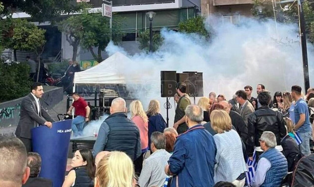 Εκλογές 2023: Επίθεση αναρχικών σε ομιλία του Κυρανάκη στου Ζωγράφου