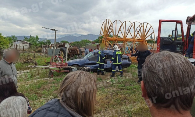Θανατηφόρο τροχαίο στη Λάρισα - Νεκρός ένας άνδρας, χαροπαλεύει μια γυναίκα